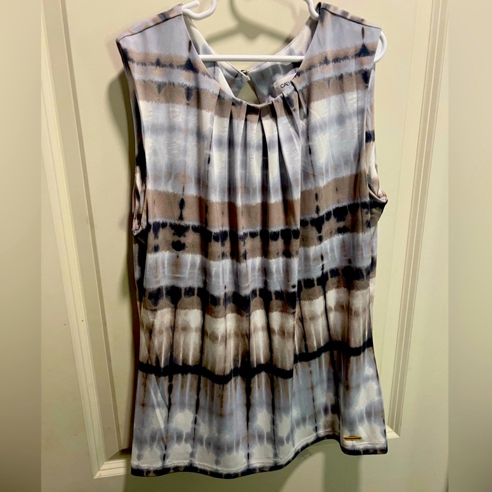 Calvin Klein sleeveless blouse